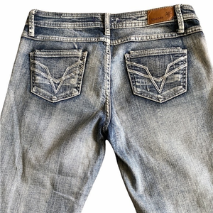 Vigoss Destroyed Cuffed Capri‎ Jeans Sz. 7 Juniors